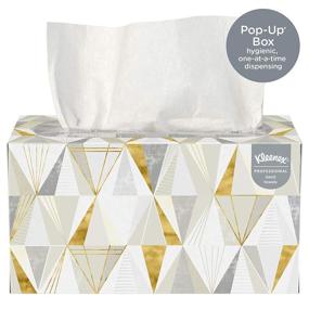img 2 attached to 🧻 Kleenex Hand Towels with Premium Absorbency Pockets - Convenient Pop-Up Box - 18 Boxes/Case