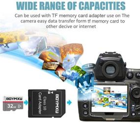 img 2 attached to 📸 BOYMXU TF Memory Card 32GB: High-Speed Class 10 TF Card with Adapter for Phone, Camera, & Computer