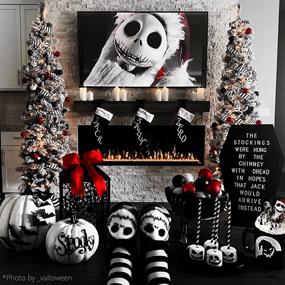 img 3 attached to 🎃 Get Creative with our Black Felt Coffin Letter Board: The Perfect Way to Customize and Display Messages