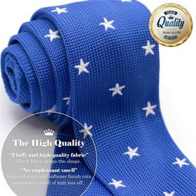 img 3 attached to Shop the WANDM Skinny Square Necktie - Washable Men's Accessories, Cummerbunds & Pocket Squares