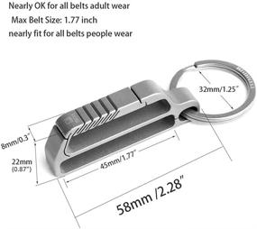 img 3 attached to FEGVE Титановая анти-потеря съемная конструкция