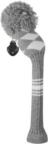 img 3 attached to Enhance Golf Club Protection with Scott Edward Hybrid Head Cover Knit for Fairway Wood Hybrid, Featuring Rotating Number Tags