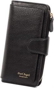 img 4 attached to Pearl Angeli Blocking Capacity Organizer Women's Handbags & Wallets in Wallets