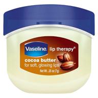 🌰 vaseline lip therapy cocoa butter lip balm mini - trusted skincare, 0.25 oz logo