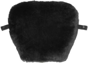 img 1 attached to 🏍️ Enhanced Motorcycle Pad Seat Cushion: Premium Sheepskin Cover, Gel Insert - SKWOOSH Mid Size Fit