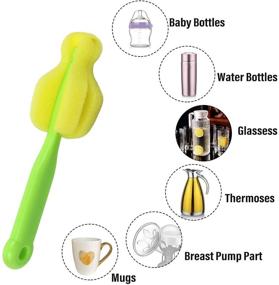 img 1 attached to Framendino Pacifier Cleaning Brushes Cleaner Household Supplies