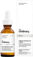 👁️ the ordinary caffeine solution: reduces eye contour pigmentation and puffiness (30ml) logo
