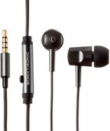 🎧 sonxtronic xdr-1000: stylish earbud headphones with microphone in sleek dark grey shade logo