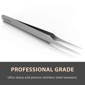 img 2 attached to 🔬 Tweezees Ingrown Hair Tweezers: Precision Stainless Steel for Effective Ingrown Hair Treatment & Splinter Removal - Extra Sharp Pointed Tip, Perfectly Aligned, for Men and Women