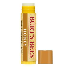 img 3 attached to Burt's Bees Honey with Beeswax Lip Balm: 100% Natural Moisturizing - 1 Tube, 0.15 Ounce
