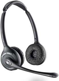 img 1 attached to Black/Silver Plantronics PL-CS520 Binaural Wireless Headset System for Enhanced SEO