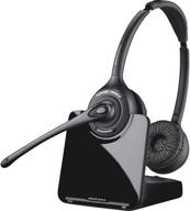 black/silver plantronics pl-cs520 binaural wireless headset system for enhanced seo logo