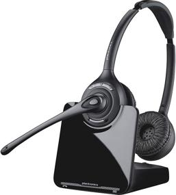 img 3 attached to Black/Silver Plantronics PL-CS520 Binaural Wireless Headset System for Enhanced SEO