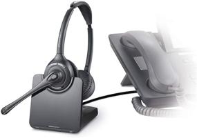 img 2 attached to Black/Silver Plantronics PL-CS520 Binaural Wireless Headset System for Enhanced SEO