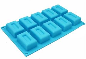 img 2 attached to High-Quality Silicone Mold for X-Haibei Lingotto Rectangle Border Sample Guest Hotel Soap and Chocolate Candy
