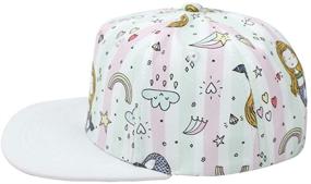 img 2 attached to Adjustable Strap Kids Baseball Cap for Boys and Girls Ages 2-8 - Ideal Toddlers Hat