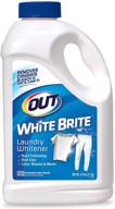 🌟 out white brite laundry whitener: red clay stain remover, ideal for white baseball pants, sheets, towels - safer than bleach, for cleaner, brighter, fresher laundry! (4 lb 12 oz) logo
