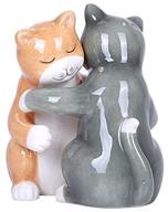 🐱 pacific giftware hugging cats: magnetic ceramic salt and pepper shakers - perfect kitchen decor and housewarming gift logo