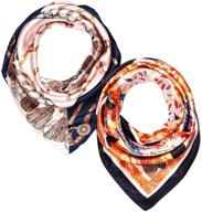 lingso square fashion headscarf pattern for women's accessories: scarves & wraps logo