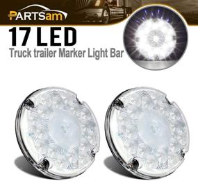 img 4 attached to 🚦 Enhance Safety with Partsam 2Pcs 7" Round LED Backup Lights for Transit Vehicles, Truck Trailers, and Buses