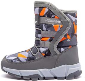 img 2 attached to 👧 BODATU Girls Outdoor Waterproof Winter Boots for Boys - Versatile and Durable Outdoor Shoes