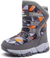 👧 bodatu girls outdoor waterproof winter boots for boys - versatile and durable outdoor shoes logo