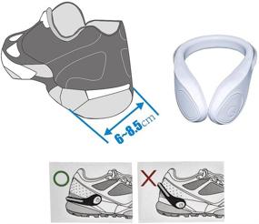 img 2 attached to 👟 LED мигающие фонарики для безопасности на обуви TEQIN: высокая видимость отражающими элементами для бегунов - комплект из 2 штук со включенным мешочком из бархата