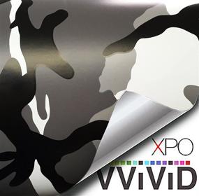 img 3 attached to ❄️ Snow Camo VViViD Vinyl Wrap Sheets - Air-Release Adhesive Film (1ft x 5ft)