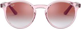img 4 attached to Stylish and UV-Protected: Ray-Ban Kids' Rj9064s Round Sunglasses