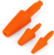 🍊 enhance your smoking experience with formula 420 cleaning plugs: effective cleaning, storage, and odor proofing solution - includes 3 plugs (orange) logo