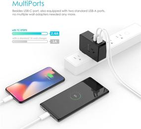 img 1 attached to 🔌 LENTION 45W USB C Wall Charger: Fast Charge PD Adapter for Various Devices - iPhone 11/Pro/Max/XS/XR/X/8/Plus, MacBook, iPad Pro, Nintendo Switch, Samsung S10/S9/S8/Note 9/8 & More!