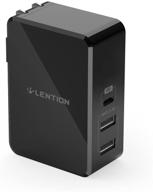 🔌 lention 45w usb c wall charger: fast charge pd adapter for various devices - iphone 11/pro/max/xs/xr/x/8/plus, macbook, ipad pro, nintendo switch, samsung s10/s9/s8/note 9/8 & more! logo