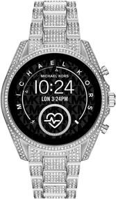 img 4 attached to 🕰️ Michael Kors Access Gen 5 Bradshaw Smartwatch: Wear OS by Google, Speaker, Heart Rate, GPS, NFC & More!