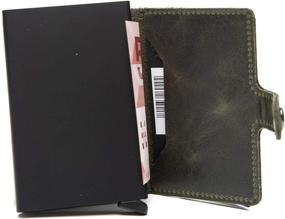 img 2 attached to 📎 Secrid Mini Wallet: Genuine Leather RFID Safe Card Case for Up to 12 Cards