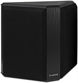 img 1 attached to 🎧 Immerse Yourself in Cinematic Surround Sound with Fluance Elite HD Bipolar Surround Speakers - Black Ash (Pair)"