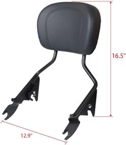 img 1 attached to AUFER Detachable Passenger Touring 2009 2020（Black）