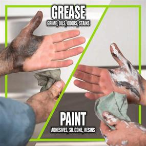 img 2 attached to 🧽 Grip Clean Heavy Duty Hand Wipes & Tool Cleaning Wipes – Powerful Grease, Oil, Paint, and Ink Remover. Waterless Hand Cleaner for Auto Mechanics & Dirty Work – Citrus Scent (72 Wipes)