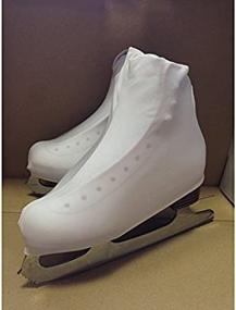 img 4 attached to 🔲 Jenskates LLC Lycra Skate Boot Covers in White