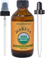 usda certified organic marula oil 4oz/120ml – cold pressed, unrefined, virgin – 100% pure, natural, vegan – best for face, body, hair, nails, skin care logo