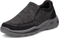 skechers mens arch motley slip men's shoes and loafers & slip-ons logo