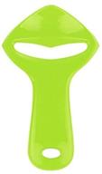 🍊 maoye orange peeler - citrus fruit opener slicer cutter for plastic lemon skin removal - citrus peeler (green) logo