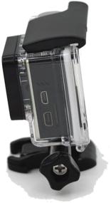 img 2 attached to 📸 Enegg Transparent Waterproof Housing Case for GoPro Hero 4 3 Plus - Diving Protective Shell 45m, Compatible with Go Pro Hero 4 3+ Action Camera