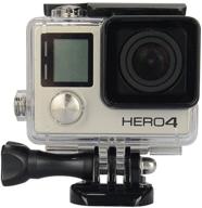 📸 enegg transparent waterproof housing case for gopro hero 4 3 plus - diving protective shell 45m, compatible with go pro hero 4 3+ action camera logo