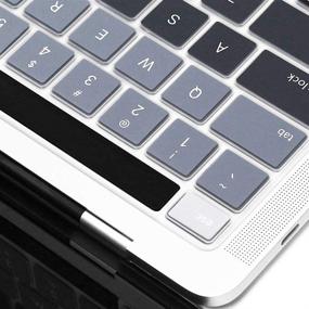 img 1 attached to ProElife Ultra Thin Silicone Keyboard Cover Skin For Newest MacBook Pro 13 Inch 2020 (Model A2289 / A2251 / A2338 Apple M1 Chip) And MacBook Pro 16&#39