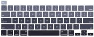 proelife ultra thin silicone keyboard cover skin for newest macbook pro 13 inch 2020 (model a2289 / a2251 / a2338 apple m1 chip) and macbook pro 16&#39 logo