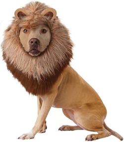 img 1 attached to Roar with Style: Lion Pet Costume Perfect for Furry Feline Friends!