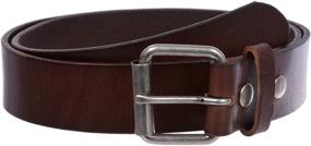 img 3 attached to Tanned Grain Genuine Vintage Leather Men's Accessories for Belts