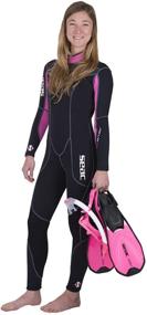 img 1 attached to Stretch Comfortable Neoprene Snorkeling Swimming Sports & Fitness