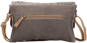 img 1 attached to 👜 Upcycled Cowhide Crossbody Handbags & Wallets for Women by Myra Bag