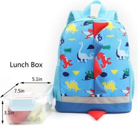 img 1 attached to Children Backpack Little Preschool Dinosaur